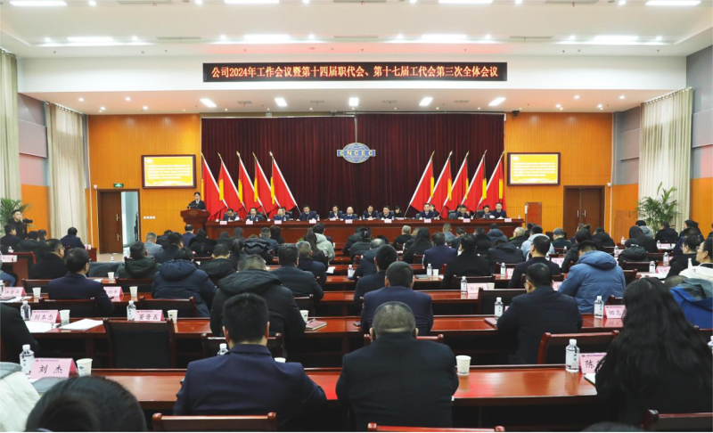 公司召開2024年工作會議暨第十四屆職代會、第十七屆工代會第三次全體會議