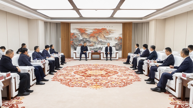 莫鼎革會(huì)見(jiàn)渭南市委副書(shū)記、市長(zhǎng)陳曉勇