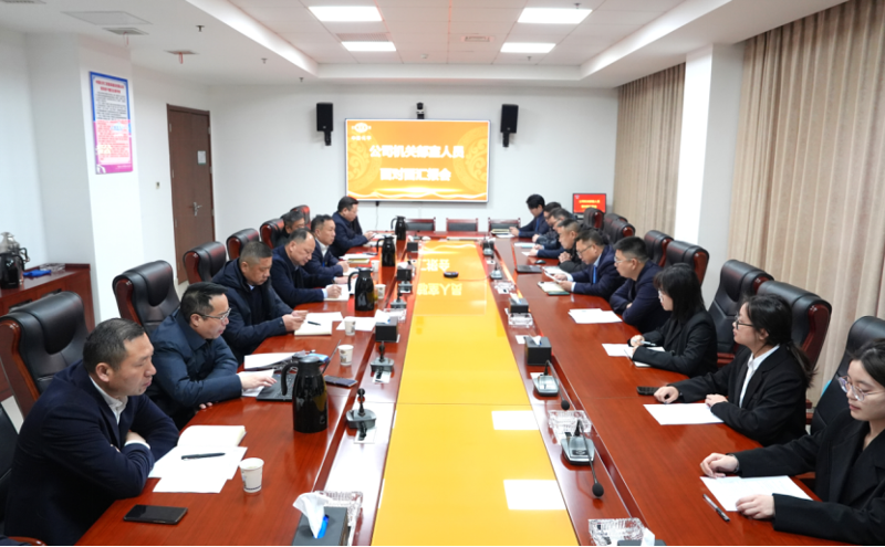 梳理問題精準(zhǔn)把脈  深化管控助力發(fā)展 | 公司舉行2025年機關(guān)管理人員面對面匯報會