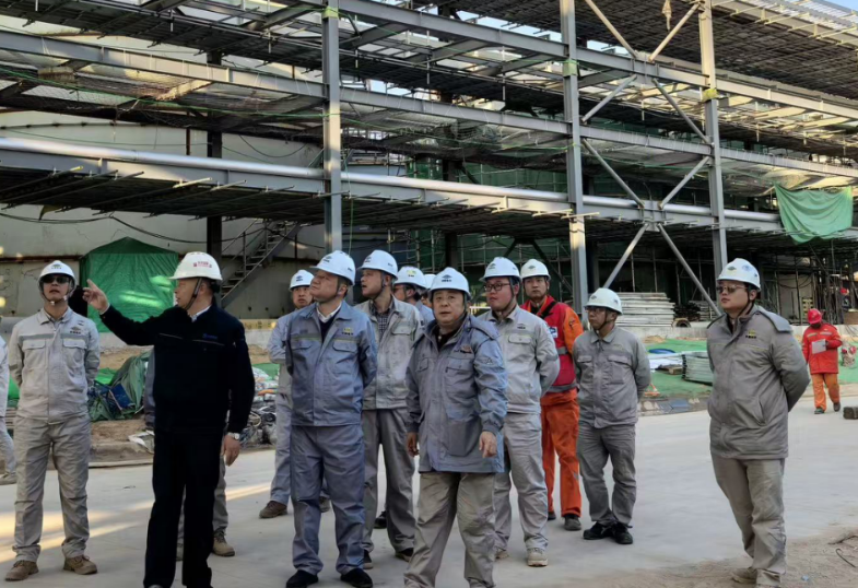 周鴻到中煤榆林項目督導(dǎo)“大干四季度”會戰(zhàn)工作